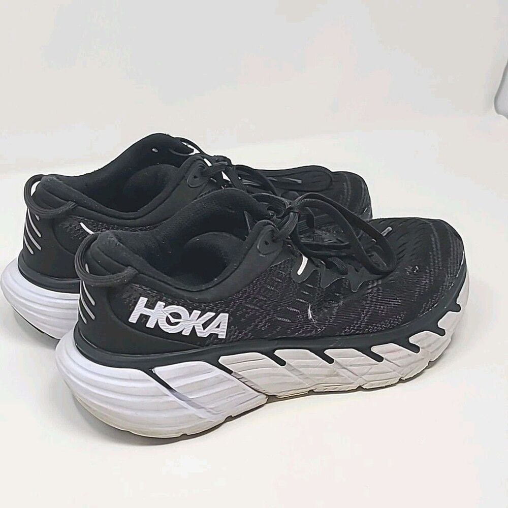 Hoka One One Women's GAVIOTA 4 Wide, Size 8.5D, Black 1123201 FAIR - Picture 3 of 9